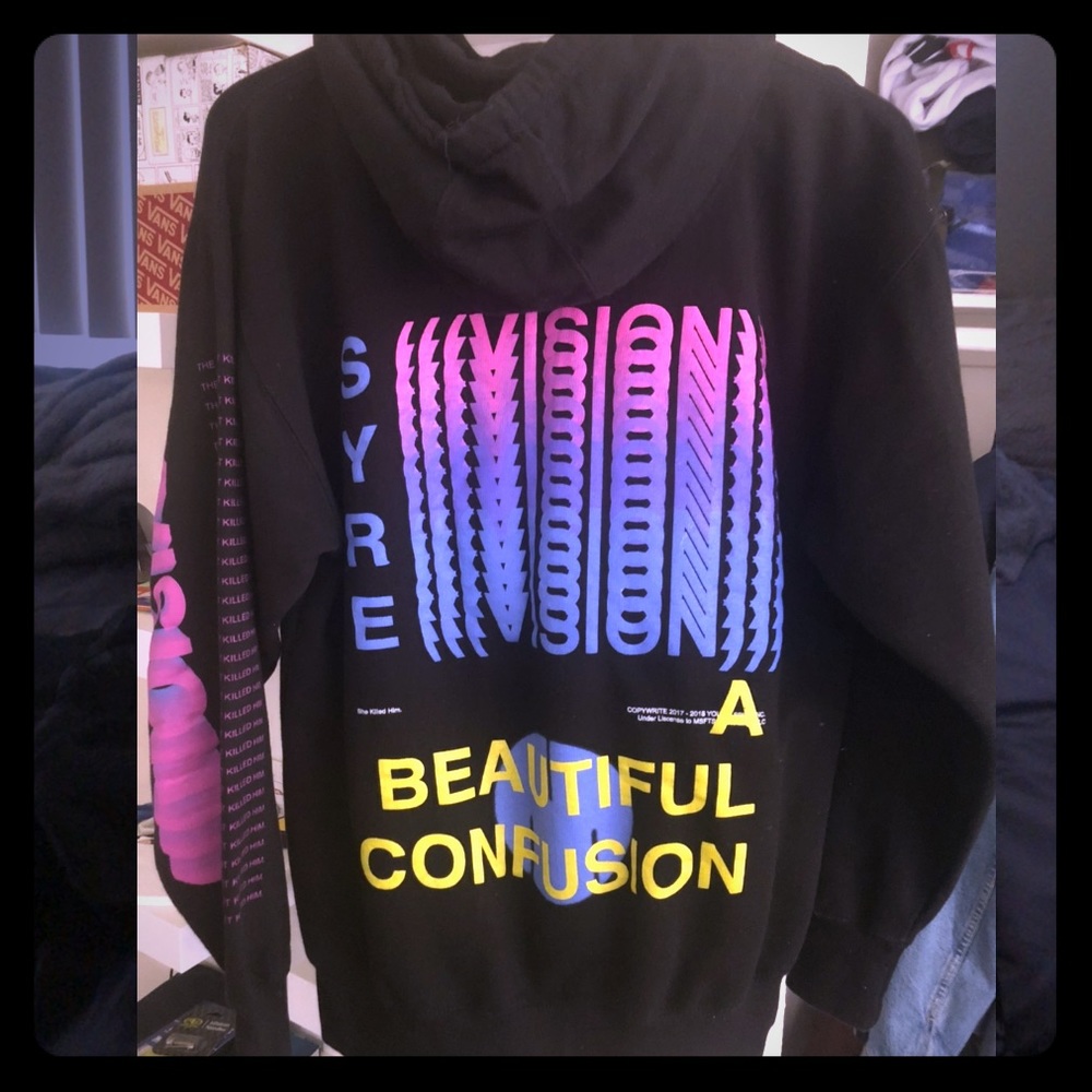 Syre black vision tour hoodie